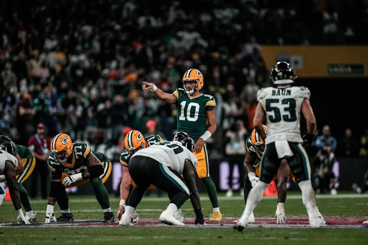 O confronto aconteceu na semana 1, no jogo de estreia da NFL no Brasil.